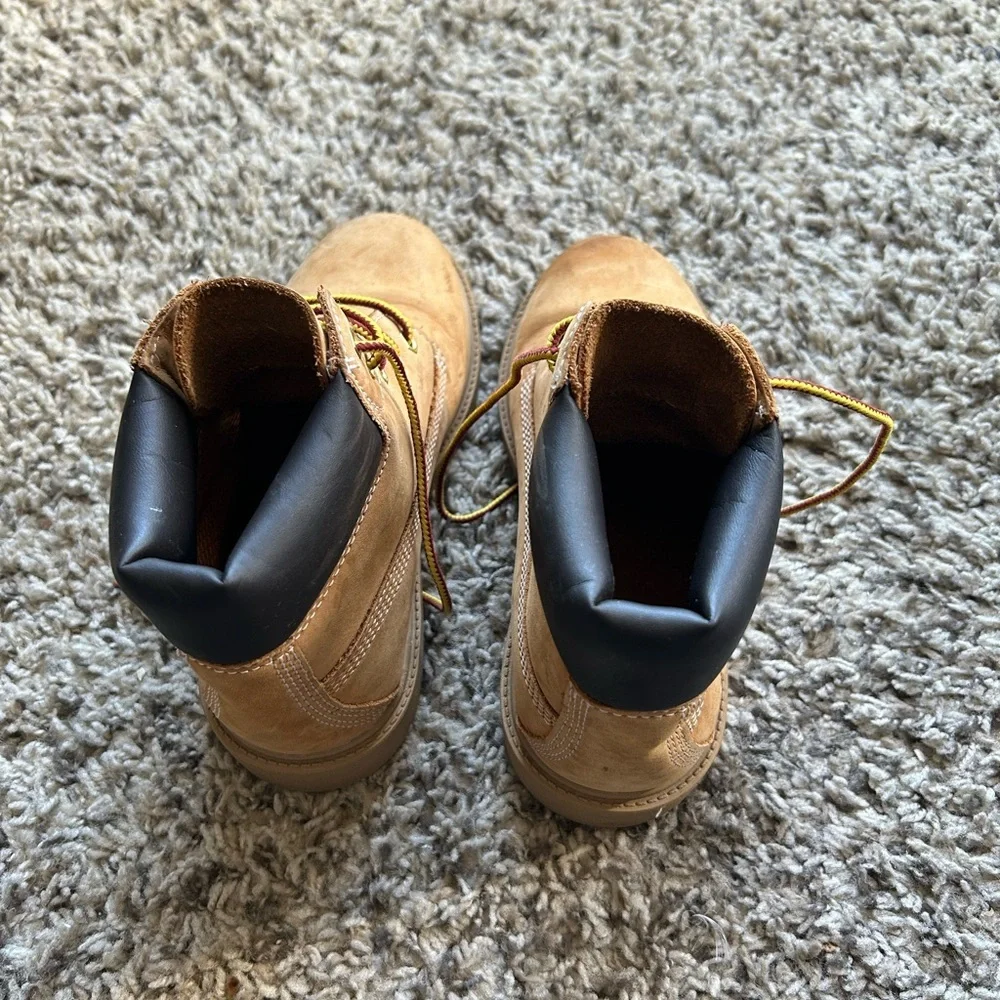 Timberland Kids Tan Leather Boots
